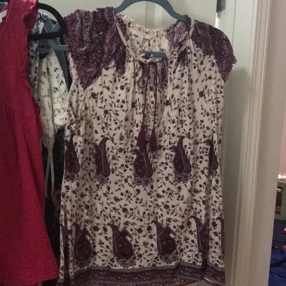 LUCKY BRAND paisley top